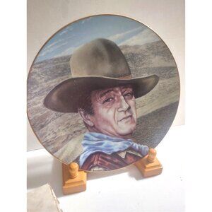 American Legend Collector Plate John Wayne by Kel Reid 8 1/2"